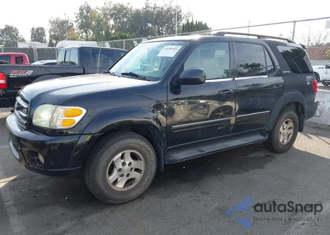 2001 Toyota Sequoia Limited V8 from USA, damaged, VIN 5TDZT38A41S005097